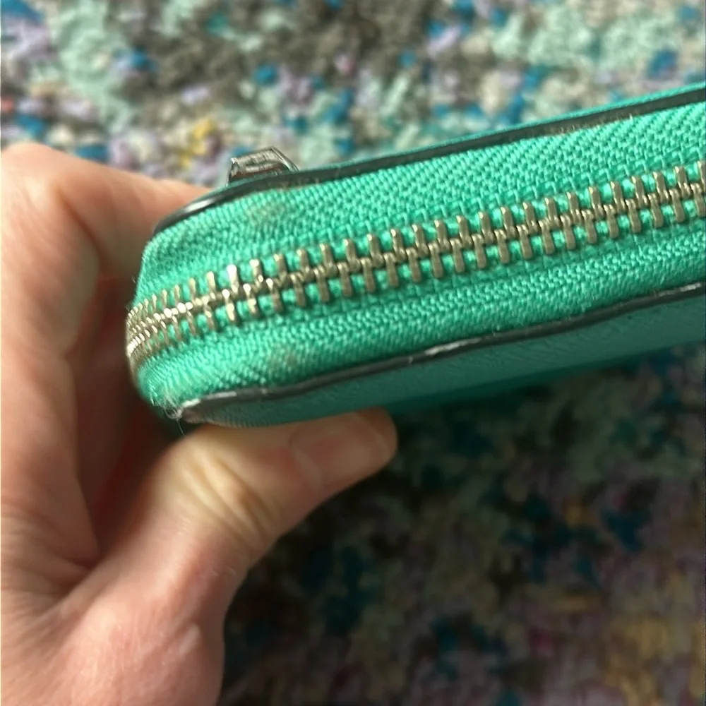 🩵Rebecca Minkoff Teal Wallet🩵 - Picture 6 of 11